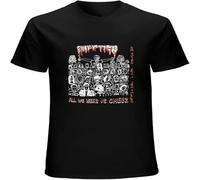 XUTSE Men's Rare Impetigo All We Need is Cheez Music American T Shirt Black M