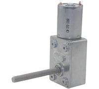 Xuulan Motoréducteur à Couple élevé JGY370 Motoréducteur, 6V12V24V Micro Moteur à Arbre allongé à Basse Vitesse Vis filetée M6 avec écrou à embase (Color : 12v, Size : 6RPM)