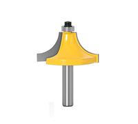 Xuulan Xianglaa-bit de routeur, Ronde sur Bordures Toupie, Nettoyage Trimmer Mill extrémité Droite 1pcs Flush Trim, 8 mm Bit Shank Bois routeur, Haute qualité (Cutting Edge Length : 8X63)