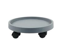 XUWEWI 1 Plateau de jardinière Rond Mobile avec roulettes, Outil Polyvalent for Le Jardinage des Plantes en Pot pour Le Jardin(Grey,26cm)