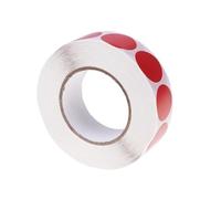 XUWEWI 4pcs 1000Pcs/Roll for Archery Bow Hunting Practice Training Targets 0.75In Round Color-Code Dot Labels Adhesive Sticker pour L'entraînement Au Tir(Red)
