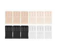 XUWEWI Extensions Soutien-Gorge Lot de 24 rallonges de Soutien-Gorge avec 3 Crochets, for Femmes, Sangles élastiques, Taille Plus Grande, Douces et Confortables