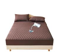 XUWEWI Housse De Matelas Protège-Matelas imperméable, Housse de Matelas Respirante, Housse de lit Lavable en Machine, sans taie d'oreiller(Brown,120x200cm)
