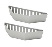 XUWEWI Panier à Charbon De Bois Panier à Charbon de capacité for Barbecue en Plein air, Ensemble de paniers à Charbon for Une Distribution Uniforme de la Chaleur(08mm 2pcs)