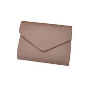 XUWEWI Portefeuille pour Femmes Portefeuille Court Femmes Sac à Main Multifonction Porte-Carte Porte-Monnaie Simple Trois Fois Court Pince Femme Portefeuille pour L'ExtéRieur(Light Purple)