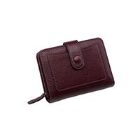 XUWEWI Portefeuille pour Femmes Portefeuilles for Femmes Petit Mini Porte-Monnaie moraillon Porte-Carte Dame Portefeuille Fermeture éclair Femme Boucle en Cuir pour L'ExtéRieur(Purple)