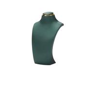 XUWEWI Présentoir à Colliers Présentoir de collier bijoux, modèle figurine, support cou, moule, présentoir(S Green)