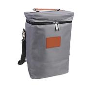 XUWEWI Sac à Vin Sac Isotherme for Bouteille de vin, Sac Isotherme for 4 Bouteilles de vin, Sac fourre-Tout for Bouteille de bière, Sac de Voyage Portable for fête en Plein air(Grey)