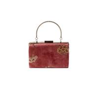 XUWEWI Sac De Soirée Brodé Sacs de soirée brodés for femmes, pochette à paillettes perlées, bourse de mariage, épaule, étui for dames, poignée supérieure(Red 1)