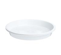 XUWEWI Soucoupes pour Plantes Plateau de Pot Fleurs en Plastique, Soucoupe Plantes 4/6/8 Pouces, Plateaux Ronds for Goutte à, Fournitures Jardin d'intérieur et d'extérieur, 3 pièces(8inch White)