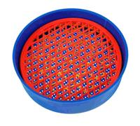 XUWEWI Tamis pour Sol Tamis de Sol à Mailles Fines, for Jardin, Bricolage, énigme de Sable for Roches, Tamis, poêle Ronde