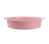 XUWEWI Tamis pour Sol Tamis de Sol de Jardin, énigme, poêle à Mailles de Sable, Tamis de tamisage, Jouets de Jardinage, Tamis à Compost, Outil d'écran, classificateur en Plastique(Pink)