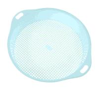 XUWEWI Tamis pour Sol Tamis de Sol de Jardin, énigme, poêle à Mailles de Sable, Tamis de tamisage, Jouets de Jardinage, Tamis à Compost, Outil d'écran, classificateur en Plastique(Sky-Blue)