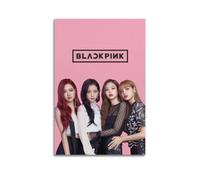 XUWSEWNE Blackpink (1) Poster mural vintage sur toile esthétique avec musique et films pour salon, chambre à coucher, 50 x 75 cm