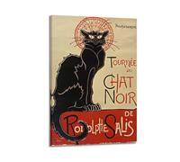 XUWSEWNE Poster Henri de Toulouse Lautrec - Impression sur toile - Décoration murale vintage - Motif musique et films - Pour salon, chambre à coucher - 20 x 30 cm - Style cadre