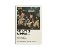 XUWSEWNE Posters 500 Days of Summer 2009 - Impression sur toile murale vintage - Impression artistique - Musique et films - Peinture décorative pour salon, chambre à coucher - 60 x 90 cm - Style sans