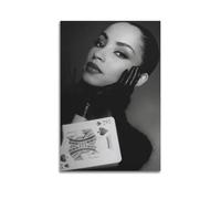 XUWSEWNE Sade Adu Poster mural vintage sur toile - Impression artistique musicale et films - Peinture décorative pour salon, chambre à coucher - 40 x 60 cm