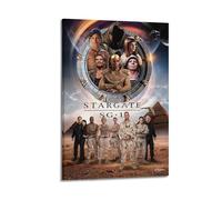 XUWSEWNE Stargate SG-1(2) Affiches murales vintage sur toile - Poster esthétique avec musique et films - Peinture décorative pour salon, chambre à coucher - 20 x 30 cm - Style cadre