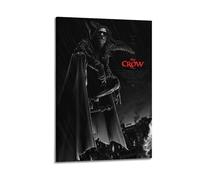 XUWSEWNE The Crow Poster mural vintage sur toile esthétique avec cadre pour salon, chambre à coucher, 30 x 45 cm