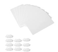 XUXHOU 100pcs 125 KHz EM4100 Ensemble de Cartes D'identification pour Le Contrôle D'accès - Cartes en PVC Blanches pour Les Lecteurs de Portes D'identification Standard et Espaces de Stationnement