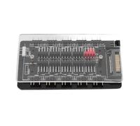 XUXHOU 4pin Pwm 3pin Argbb -Fan -hub avec Une Conception Magnétique pour Une Gestion Efficace du Câble pour Les Amateurs D'éclairage RVB