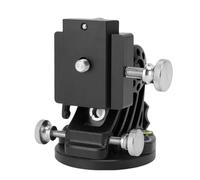 XUXHOU Base de Réglage de la Latitude pour Télescope D'astronomie, Support Réglable en Alliage D'aluminium de 0 à 90 ° pour L'astrophotographie et L'observation (Tout Noir)