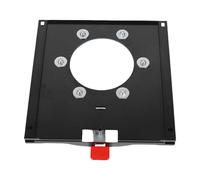 XUXHOU Base Pivotante de Siège Base de Siège de Voiture Pivotante en Acier au Carbone Rotation à 360 Degrés Revêtement en Poudre Noire avec Matériel de Montage pour Utilisation Conducteur et