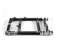 XUXHOU Boîtier d'ordinateur ATX en aluminium à monter soi-même avec un bon département thermique, artisanat précis, convient pour l'overclocking (noir plein)