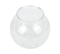 XUXHOU Bol à Poisson en Plastique Robuste, Mini Réservoir étanche pour la Décoration de Fête, Petit Bol à Poisson Rond pour Les Jeux de Carnaval, 5,0" X 6,8" X 8,3" (L)