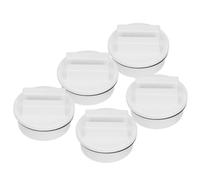 XUXHOU Bouchon D'hivernage de Haute qualité pour Baignoire de Massage, Piscine, Spa 5 Pièces Bouchons de Vidange de Filtre avec Anneau en Caoutchouc