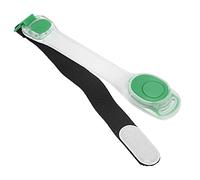 XUXHOU Brassard de sécurité LED, Bracelet en Silicone Réfléchissant Réglable avec Lumière Clignotante pour la Course de Nuit, Le Cyclisme, la Marche, Les Sports de Plein Air (Green)