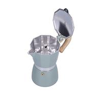 XUXHOU Cafetière Moka sur la Cuisinière de 300ML, avec Poignée Ergonomique, pour la Maison et le Bureau, en Alliage D'aluminium Durable (lac turquoise)