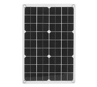 XUXHOU Chargeur d'énergie Solaire Monocristallin de Panneau Solaire 50W avec Double USB 5V 2A et 18V 2.21A IP65 étanche pour le Chargement Extérieur de Voiture RV Yacht