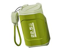 XUXHOU Chargeur Portatif Compact de Charge Rapide de Banque de Puissance de 10000mAh pour Le Double Mode de Voyage avec la Prise Secteur et Le Câble de Type C (Olive Verte)