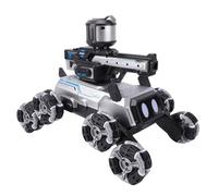 XUXHOU Chien Robot Cascadeur à 8 Roues, Voiture RC Télécommandée 2,4 GHz avec Musique Lumineuse LED à Rotation à 360 °, pour Garçons Filles Enfants âgés de 3 à 12 Ans, Cadeau de