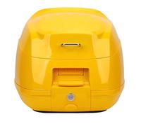XUXHOU Coffre de L en ABS avec Coffre Supérieur étanche avec Serrure, capacité de 32 L, Design Rétro, Installation Facile pour Motos, Scooters, Vélos électriques