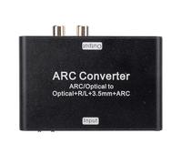 XUXHOU Convertisseur Audio HDMI ARC vers RAC, Interface Multimédia HD en Métal, Prise 3,5 Mm, Convertisseur Numérique vers Analogique DAC 192 KHz pour TV