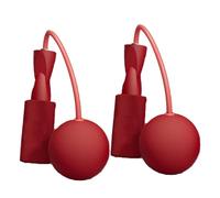 XUXHOU Corde à Sauter sans Fil, Corde à Sauter Lestée avec Balle Lourde de 6,5 Cm, Conception Silencieuse à Double Roulement, Silicone PP PVC, Exercice de Fitness en Intérieur sans Enchevêtrement