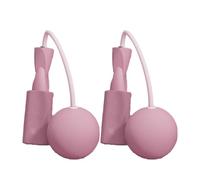 XUXHOU Corde à Sauter sans Fil, Corde à Sauter Lestée avec Balle Lourde de 6,5 Cm, Conception Silencieuse à Double Roulement, Silicone PP PVC, Exercice de Fitness en Intérieur sans Enchevêtrement