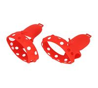 XUXHOU Couvercle de Protection en Silicone pour Contrôleur VR, Expérience de Jeu Améliorée Poignée Anti-Dérapante 2 Pièces Rouge for Joueurs VR, Sessions Familiales et Événements Professionnels