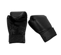 XUXHOU de Boxe pour Adultes 10oz d'entraînement en Cuir PU avec Trous Respirants Support de Poignet à Crochet et Boucle Rembourrage épaissi pour Sparring Muay Thai MMA Fitness (Black)