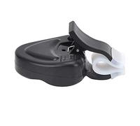 XUXHOU Détecteur de Touche électronique pour la Pêche, Alarme Sonore et Lumineuse LED pour la Pêche de Nuit, Se Fixe à la Canne à avec Avertissement de Force D'amortissement, (Black)