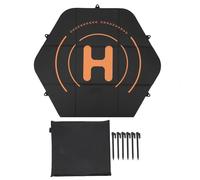 XUXHOU Drone Landing Pad, 80cm Cuir Silicone Double Quadcopter Landing Pads Côtés Hexagone pour 3 Pro Noir