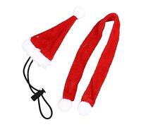 XUXHOU Ensemble écharpe de Chapeau de Noël Réglable pour Reptile pour Lézard, Costume Doux Unique, Parfait pour Les Vacances, 2 Pièces