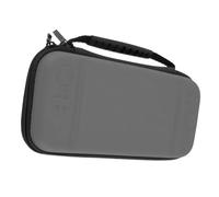 XUXHOU Étui de Console de Jeu de Stockage de Transport pour Lite | 10 Emplacements de Carte de Jeu | Matériau de Puper étanche | Garniture (Gray)