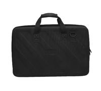 XUXHOU Étui de rangement portable en EVA pour manette de DJ avec bandoulière et fermeture éclair à 360 degrés en forme de U pour contrôleur DDJ FLX4 DDJ 400 SB3 SB2 RB 2 canaux