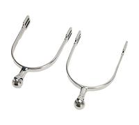 XUXHOU Femme Durable Éperons de Cheval avec Boules en Acier Inoxydable | Contrôle facile, Matériau non toxique, Idéal pour les événements équestres, Les séances d\'entraînement