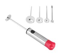 XUXHOU Foret Rotatif pour Creuser des Légumes pour un Retrait Facile du Noyau, Outil de Cuisine Pratique pour la Préparation des Aliments, pour les Amateurs de Fruits, Rouge, Poignée de 4,5",