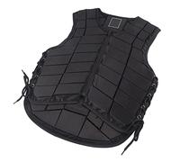 XUXHOU Gilet D'équitation, Couche Extérieure en Nylon, Mousse Anti-Compression, Contour incurvé pour Plus de Confort, avec Protection étendue du Coccyx, pour L'équitation Adulte (S)