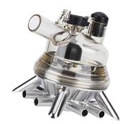 XUXHOU Grappe de Griffes de Traite de Vache de 150 Ml, Pièce de Traite Durable pour Machine à Traire de Mouton de Chèvre, Plastique de qualité Alimentaire et Acier Inoxydable, Installation et Suivi